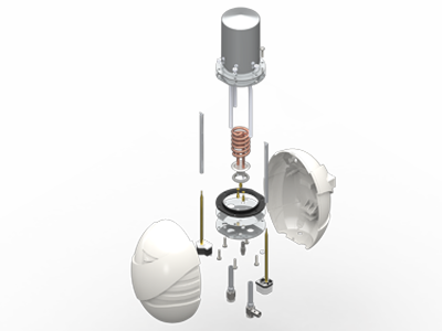 Electric Geyser 3d Dwg