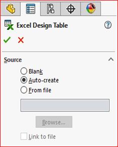 excel design table
