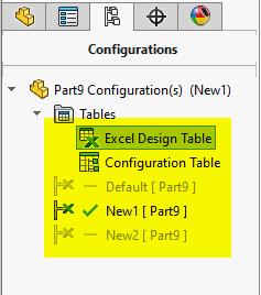 excel design table
