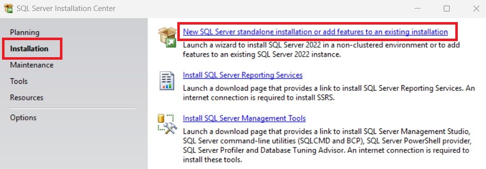 new sql server
