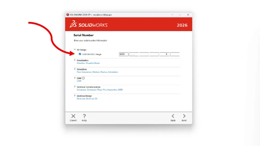SolidWorks installation