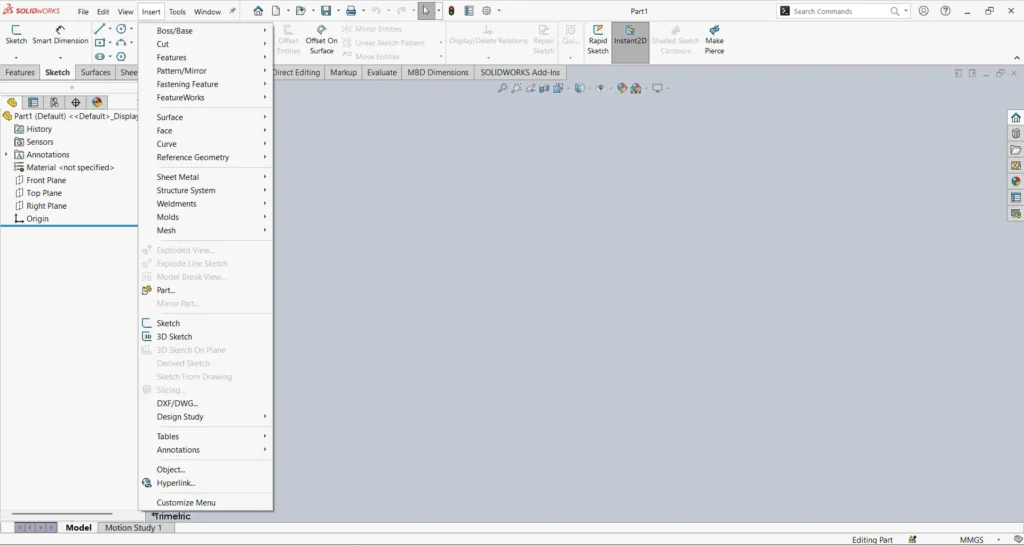 3d sketch in solidworks