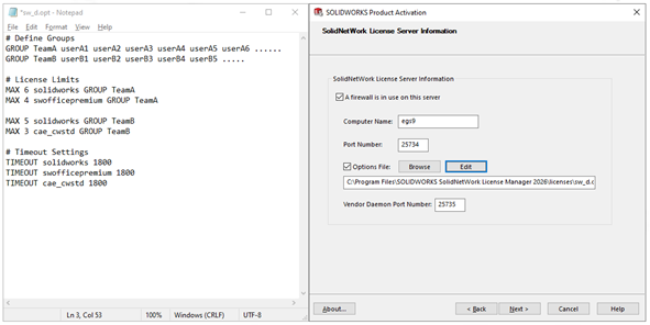 SOLIDWORKS Network Licensing