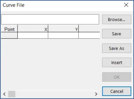 Curve Through XYZ Points