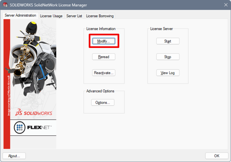 SOLIDWORKS Network License Manager
