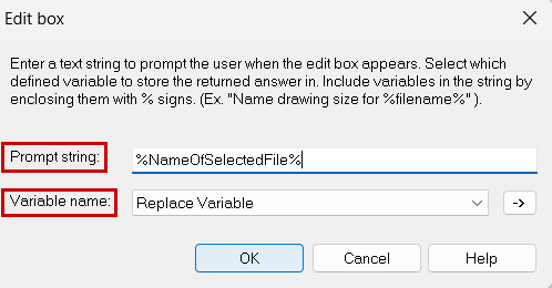 edit box value