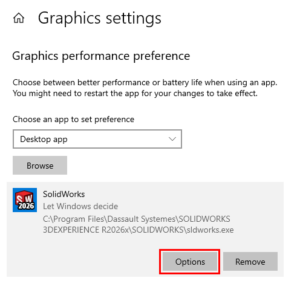 graphics settings
