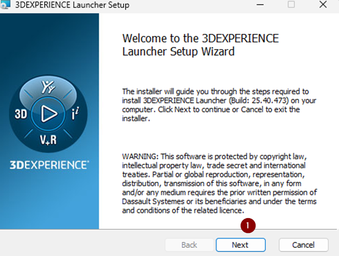 3DEXPERIENCE Launcher Setup