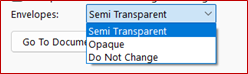 semi transparent