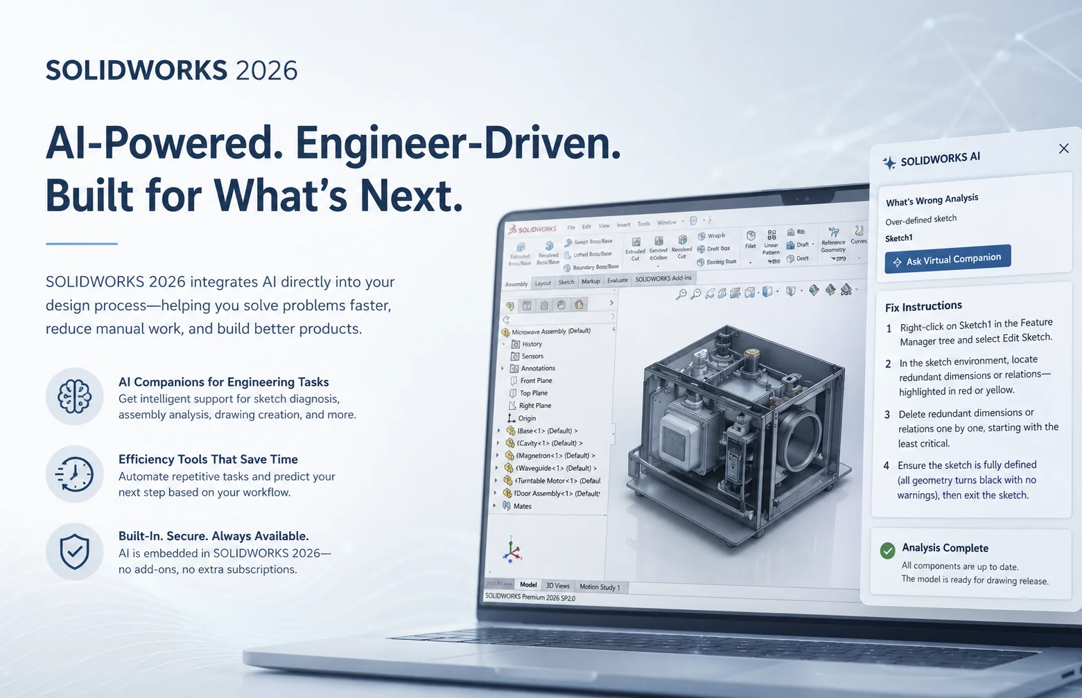 First Wave of SOLIDWORKS AI -Fix your errors Intelligently