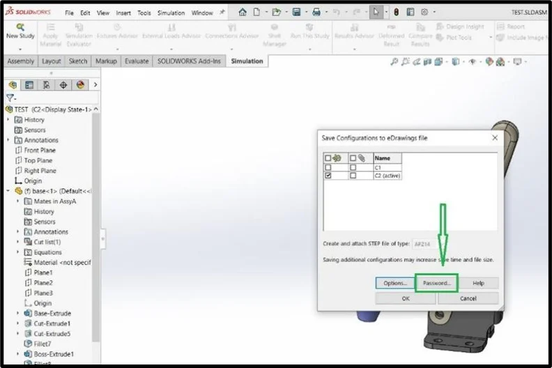 eDrawings Export Options