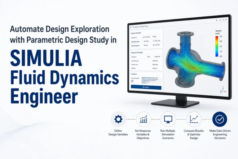 Automate Design Exploration with Parametric Design Study in SIMULIA Fluid Dynamics Engineer
