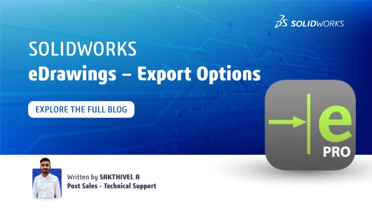 eDrawings Export Options- 2026