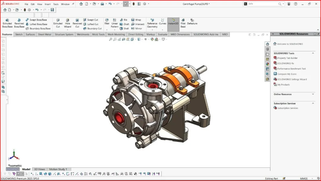 SOLIDWORKS Silhouette Defeature