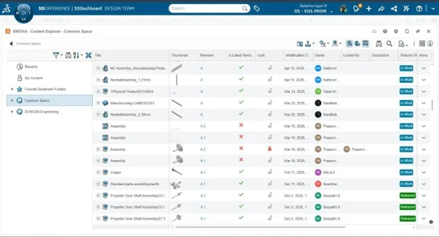 3DEXPERIENCE Content Explorer